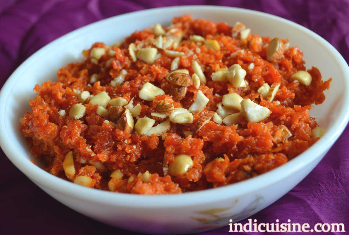 gajar ka halwa, how to make carrot pudding