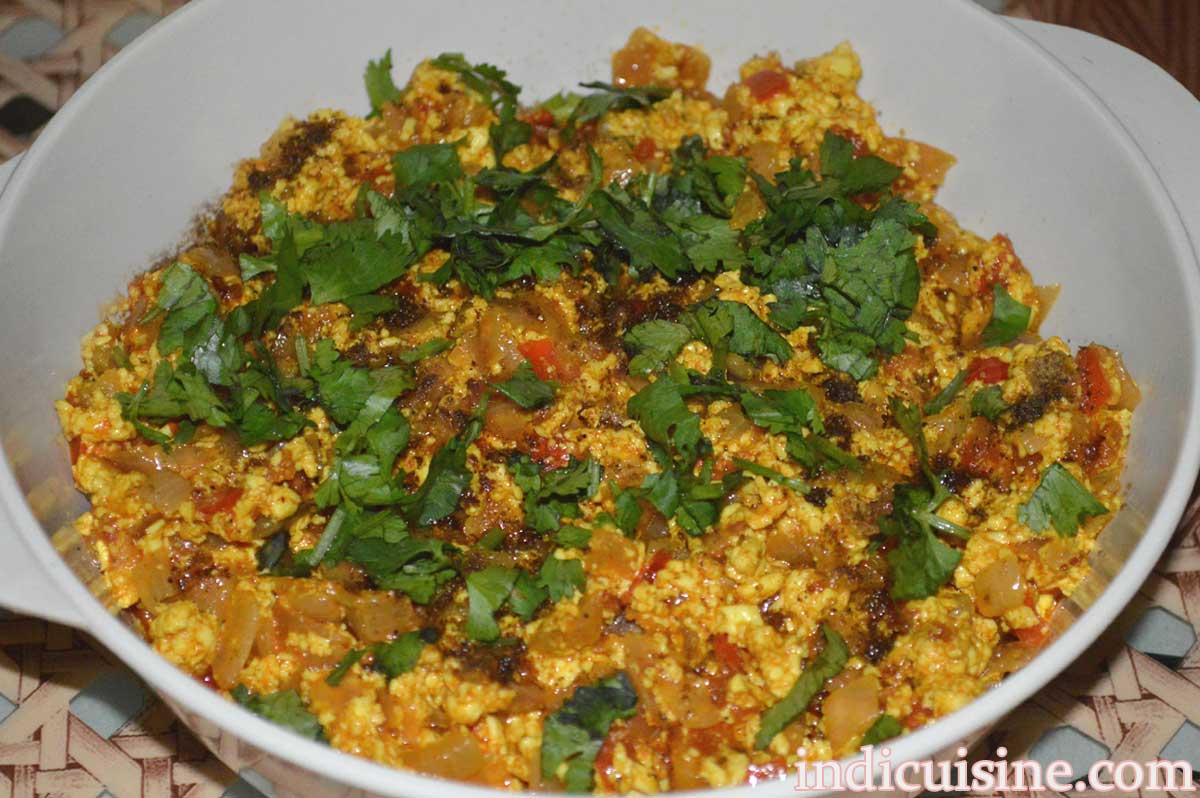 paneer ki sabji, cheese bhurji, paneer bhuji