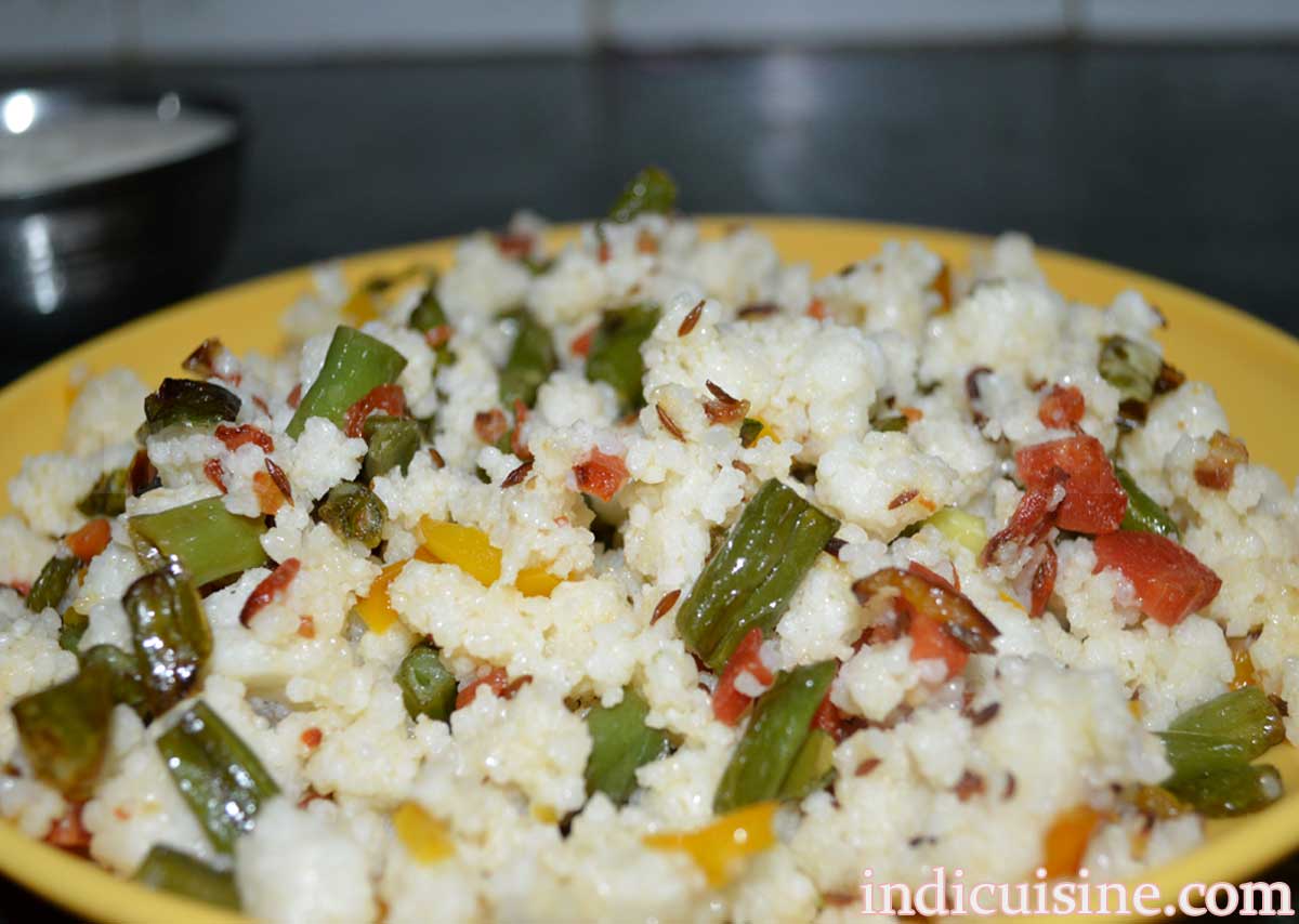 sama rice recipe, vrat ke chawal, samvat rice pulao