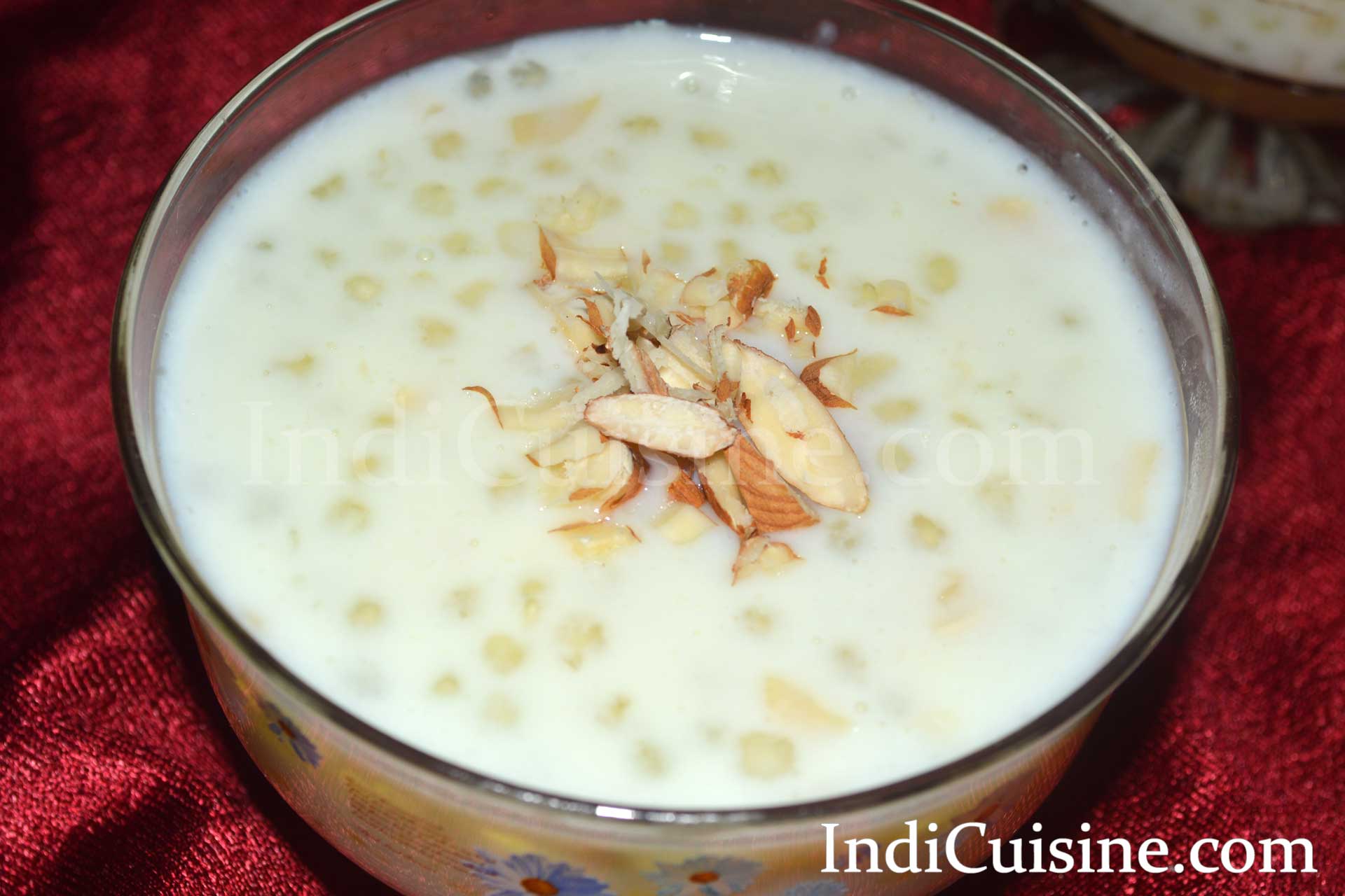 Sabudana Kheer, How to make Sabudana Kheer, Sago Kheer Recipe Sabudana kheer image