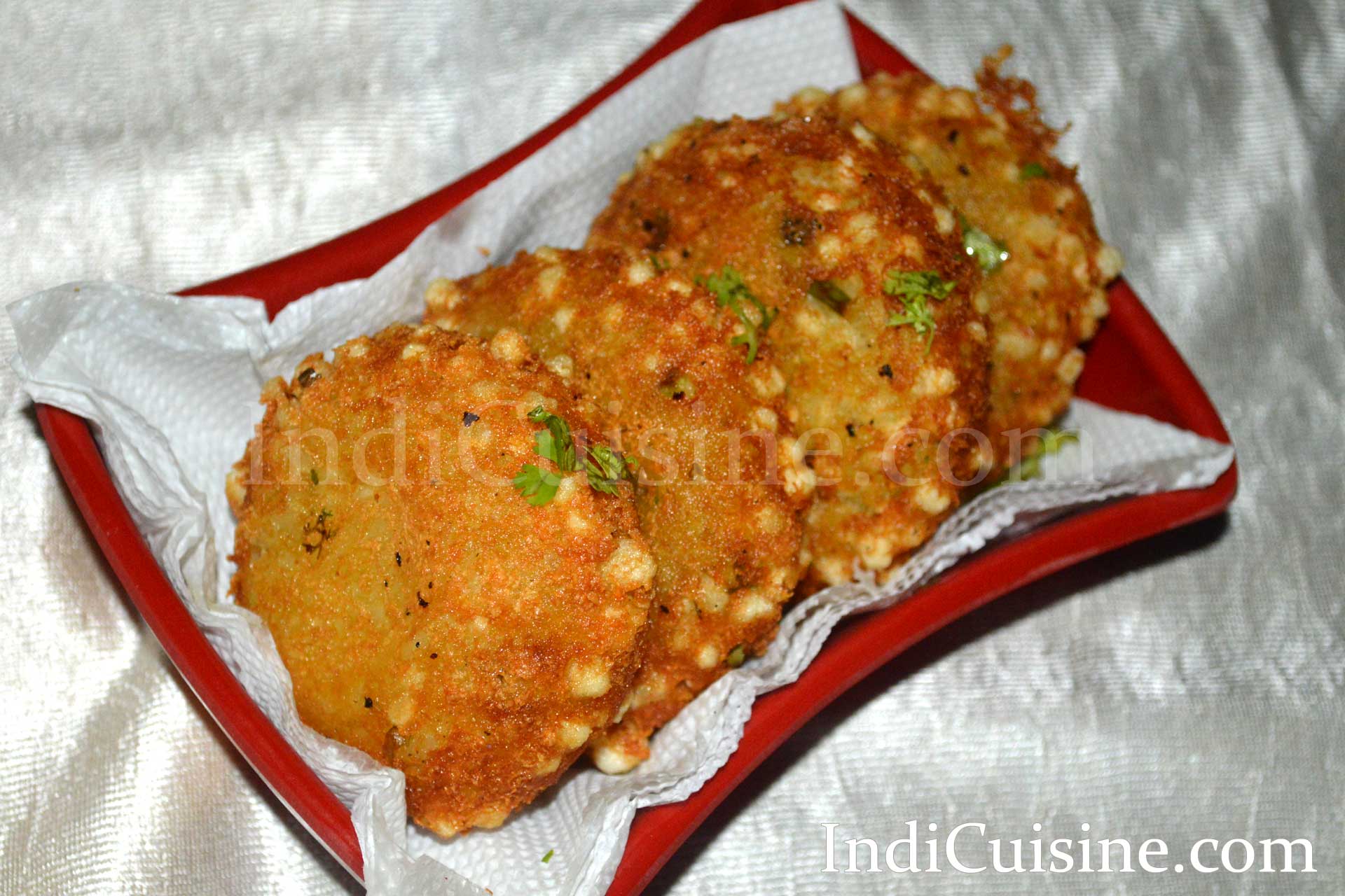Sabudana Tikki Recipe, How to make Sabudana Tikki, Sago Tikki Image